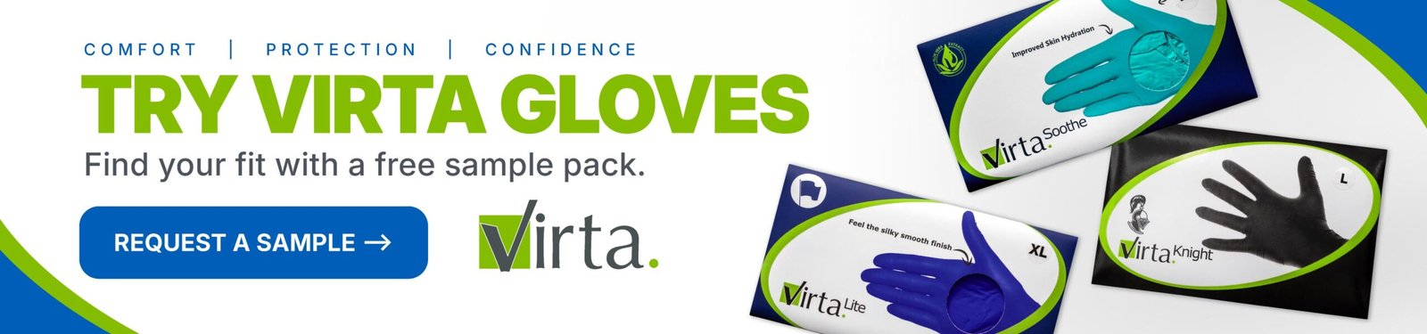 Try Virta Gloves with a free sample pack